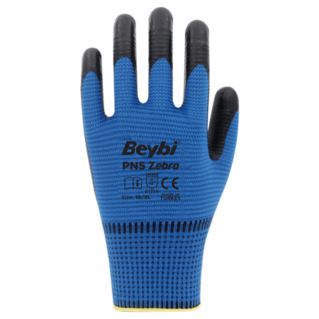 Beybi Zebra Pn 5 İşçi Eldiveni - İstoç Temizlik Ürünleri